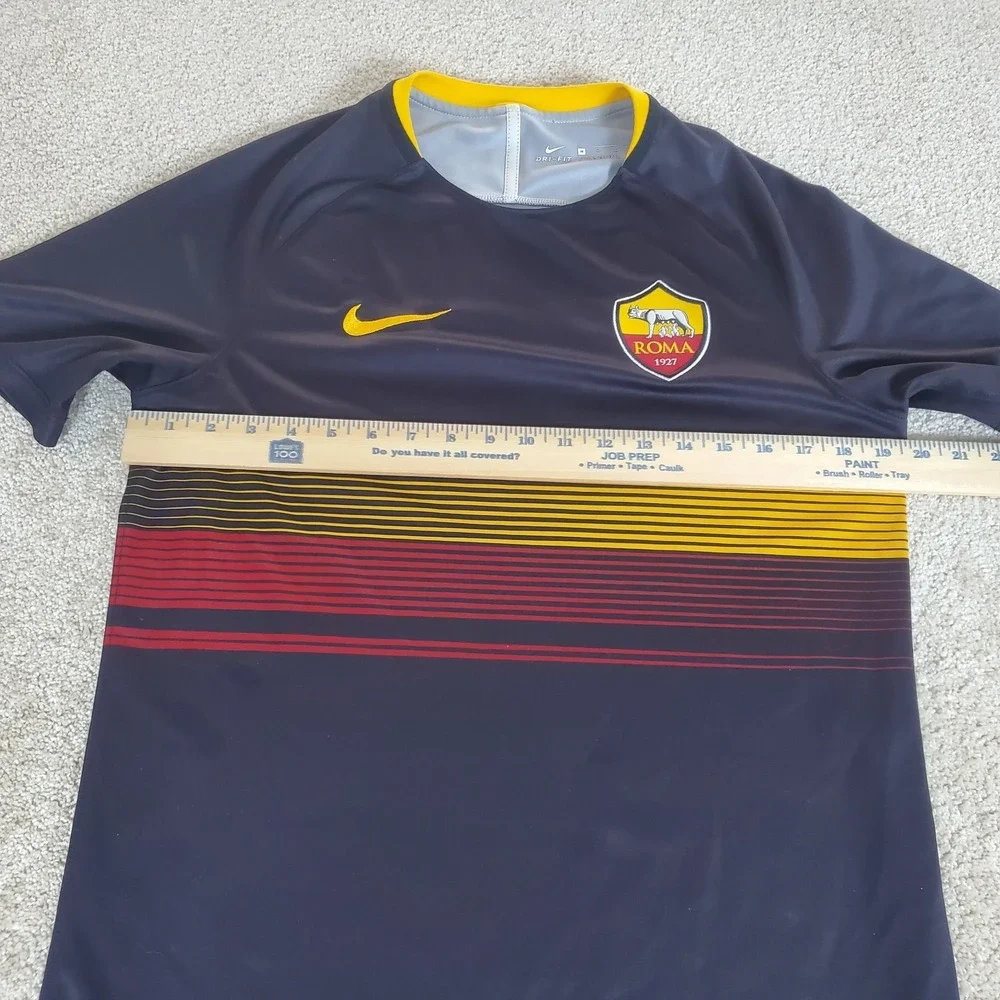 Nike AS Roma 2018-2019 Soccer Jersey Size M Black DriFit